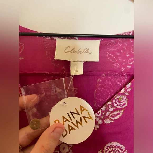 NEW Clebella Lilo Top, Mix Block Print, Size Small, sold out online ! - Picture 5 of 7